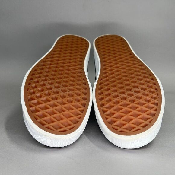 Vans Shoes Women's‎ Size 7 Black Canvas Low Slip On Skate Sneakers - Picture 10 of 11